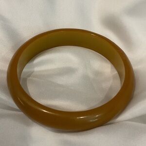 Vintage Brown Bangle Bracelet Bakelite
